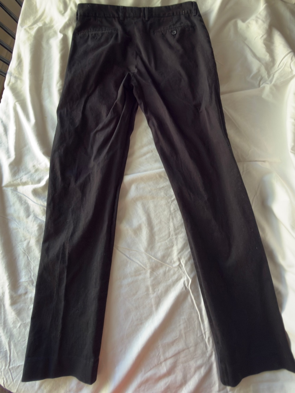J.CREW Bedford Men's Black Chino Pants 32W Regular Fit Straight
Stretch